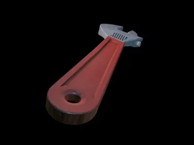 Wrench tool 3D model 3D model