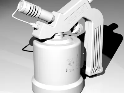 Gas Torch Eurocamping 3D model