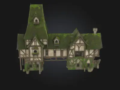Enchanted Cottage  Whimsical Charm for Fantasy Worlds 3D model