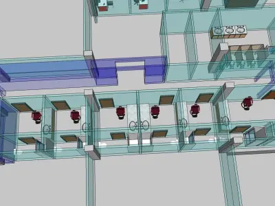 Television Station Facility Free 3D model