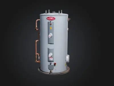 water heater Low-poly 3D model