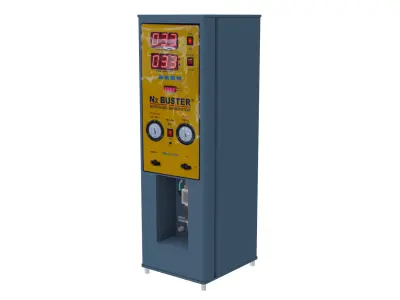 Nitrogen generator Low-poly 3D model