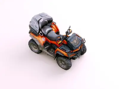 Realistic CF Moto X10 3D Model - Experience True Precision 3D model