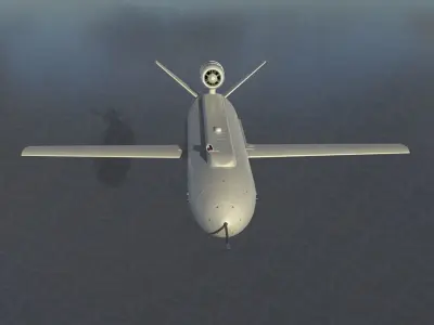 Ukrainian cruise missile  PEKLO  Detailed engineering 3D model