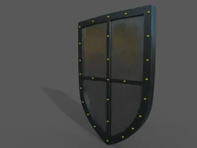 Shield Low-poly 3D model Low-poly 3D model