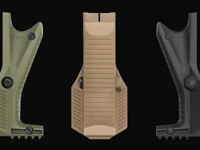 Strike Industries Cobra Tactical Fore Grip Low-poly 3D model