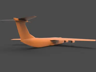 C-141 Starlifter 3D print model
