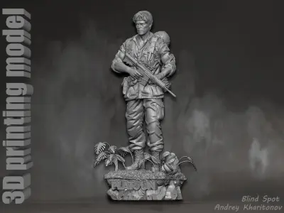 Platoon Sergeant Elias 3D print model