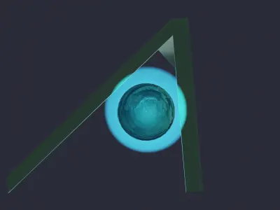 Spaceship UFO Spacecraft Low-poly 3D model