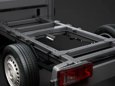 Mercedes Sprinter Chassis Single Cab L1 FWD 2020 3D model