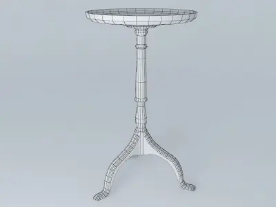 Pedestal Table Free 3D model
