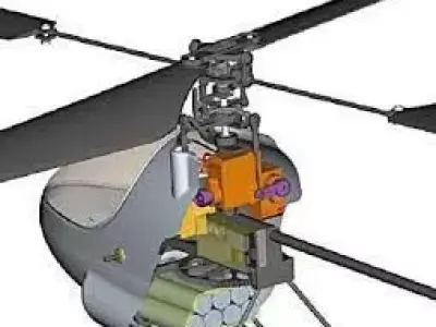 rc system minicopter v2  3D model