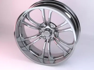 Raceline 282 Jaded Wheels Low-poly 3D model