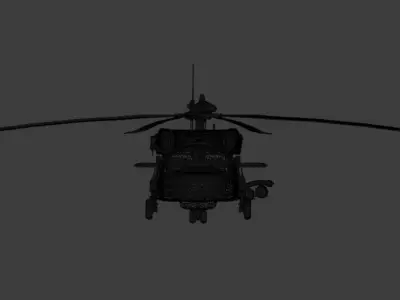 War Helicopter 3D model