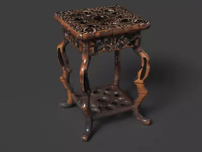 Chinese display stand   Low-poly 3D model purchase