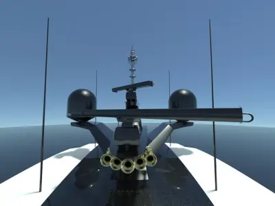 NURBS MAST FOR SUPER YACHT 3D model