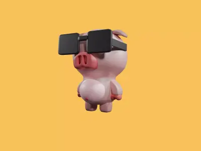 Cute 3D work 3D model