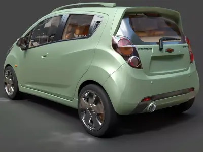 Chevrolet Spark LT - Detailed 3D Model 3D model
