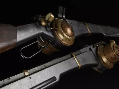 Mumei Steam gun 3D model