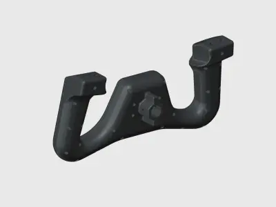 Beechcraft Style Flight Yoke for flight simulator 3D print model