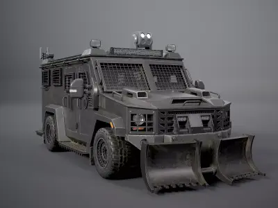 Armored Tactical Type 1 Game Ready  Low-poly 3D model