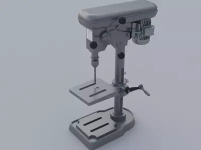 bench drill 3D model purchase