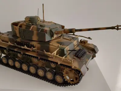 PANZER IV RC 1 - 10 Panzerbefehlswagen IV Ausf J 3D print model