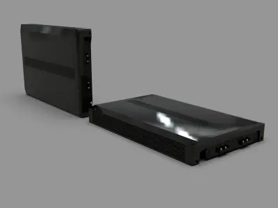 Generic Car Audio Amplifier Free 3D model