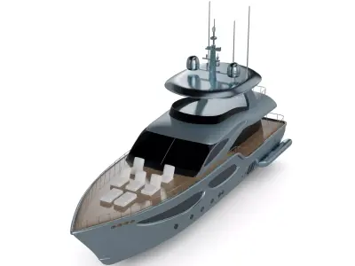 Motor Yacht 3D model