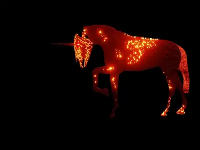 Hellish Unicorn 3D model
