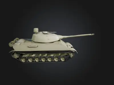 tank model Low-poly 3D model purchase