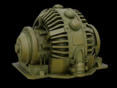 Cyberpunk Engine 3D model