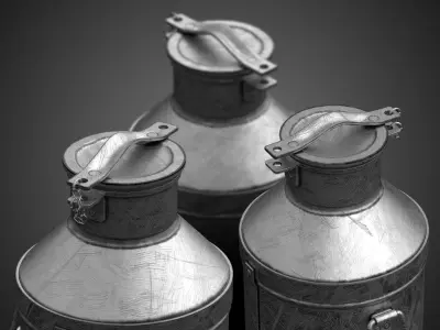 Milk Can 3D model buy