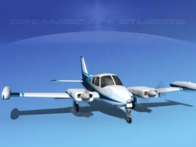 Cessna 310 V05 3D model