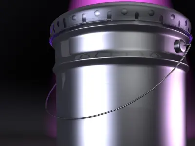 METAL BUCKET 3D model