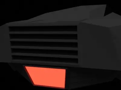 Transport Spaceship Free 3D model