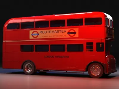 London Bus 3D model purchase