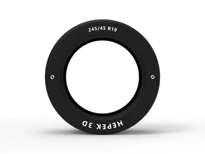 R19 Tire 3D model
