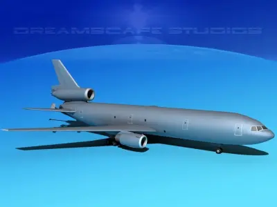 McDonnell Douglas KC-10 Unmarked 3D model