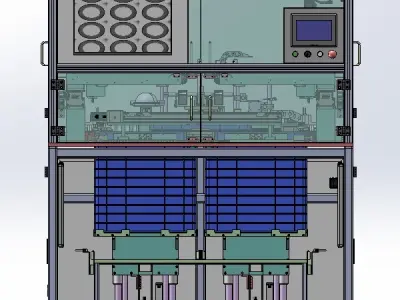Automatic loading and unloading visual detection equipment 3D model