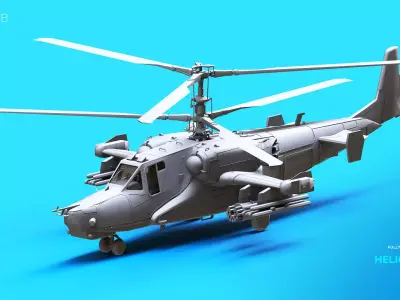 Helico KA52 3D model