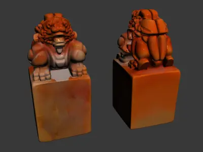 stamp 3D model