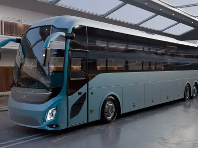 Volvo 9600 S  Low-poly 3D model