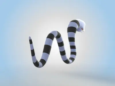 Sea Snake 3D model