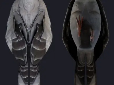 Fully Rigged Textured Animated Pigeon 3D model