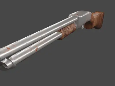 Pump Gun 3D model