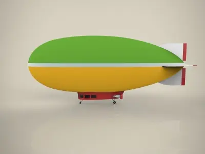 Blimp 3D model purchase