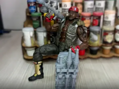 RPG kit 3D printable files for Action Figures 3D print model