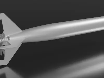 Missile 3D model buy