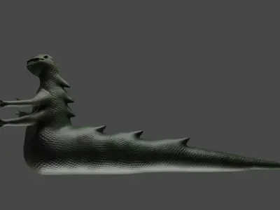 Reptile Monster Free 3D model